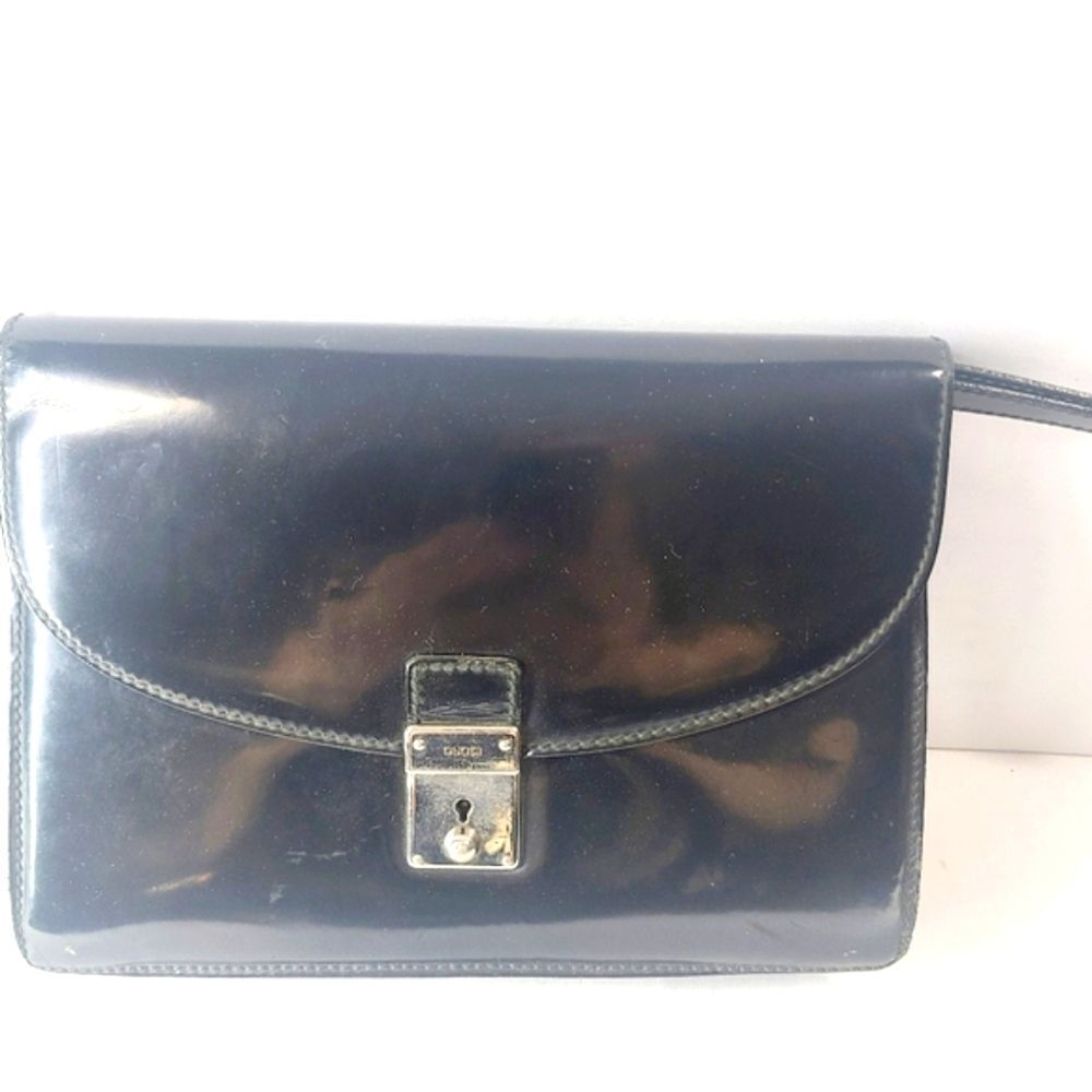 Gucci Leather Clutch Bag